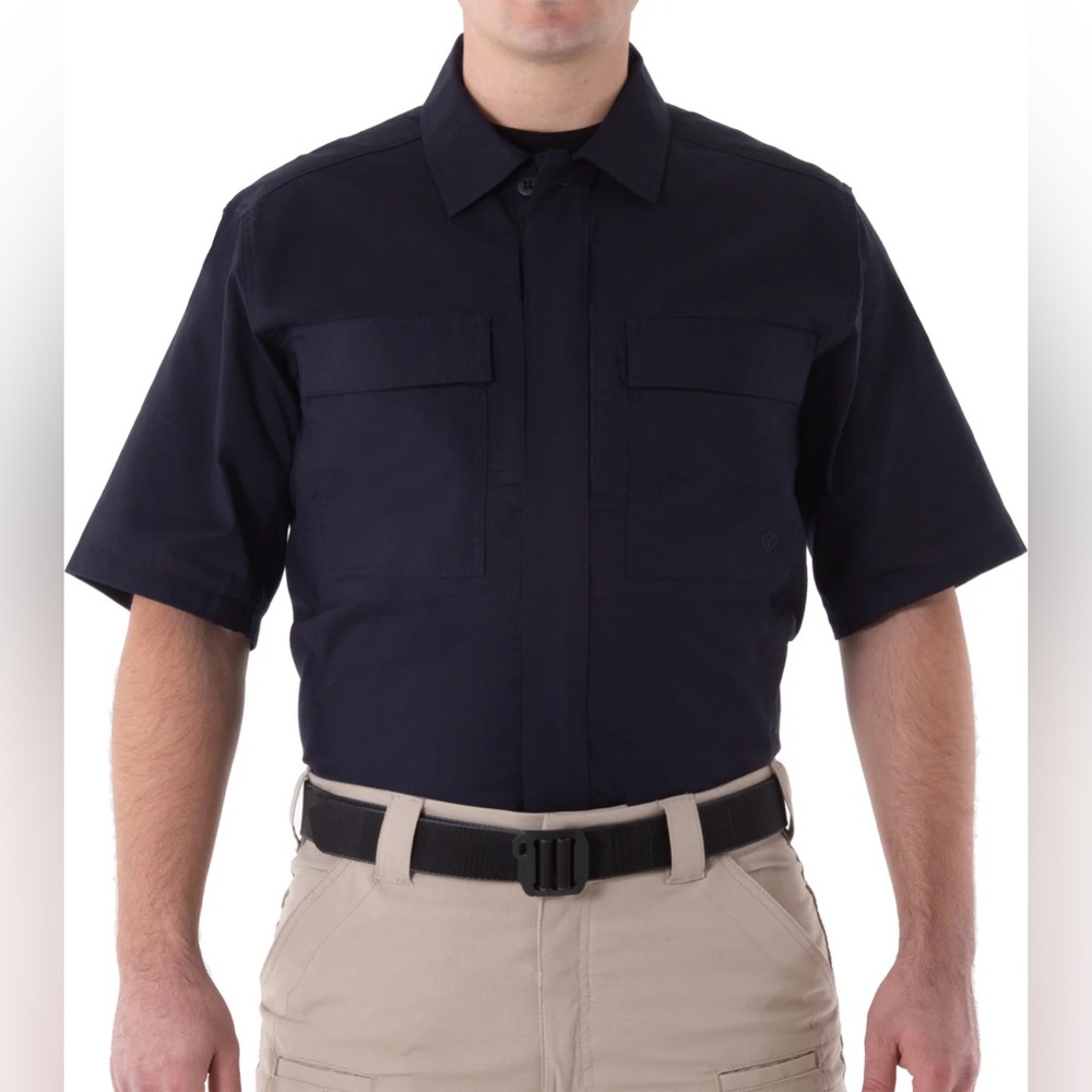 First Tactical Men’s Tactix S/S BDU Shirt - Minight Navy (M/Reg)